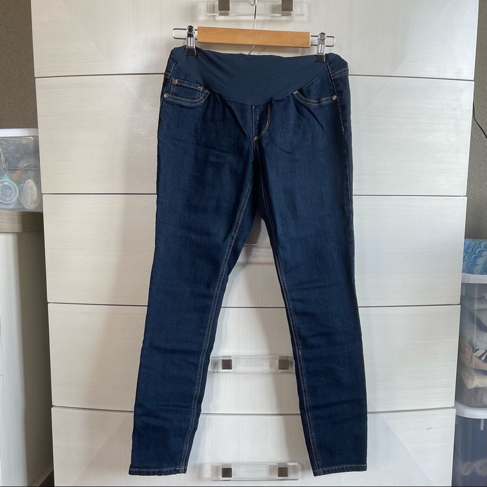 Motherhood Maternity Women’s Indigo Blue Super Stretch Secret Belly Fit Jeans